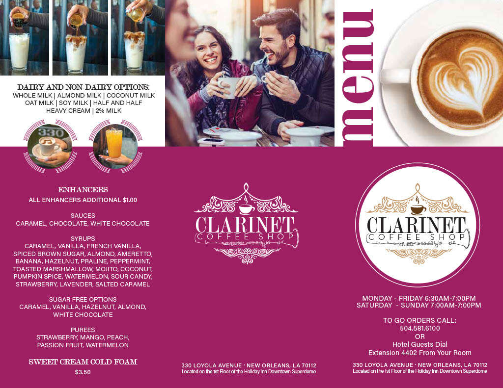 Coffee Shop Menu Page 2